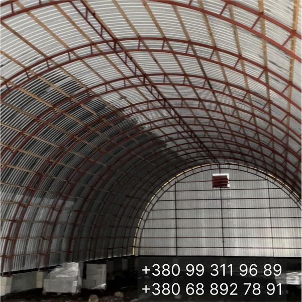 Ангар 12х30 (360 м²) під ключ ↑6м від  2300 грн/м2 А1230 фото