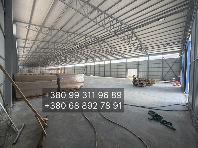 Ангар 24х102 (2448 м&sup2;) &uarr;6,5м під ключ - ціна ангару 2900 грн/м2 П24102 фото