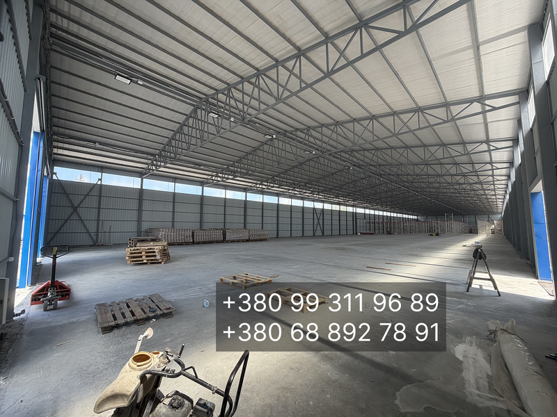 Ангар 24х102 (2448 м&sup2;) &uarr;6,5м під ключ - ціна ангару 2900 грн/м2 П24102 фото