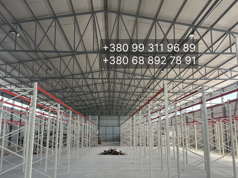 Ангар 24х102 (2448 м&sup2;) &uarr;6,5м під ключ - ціна ангару 2900 грн/м2 П24102 фото