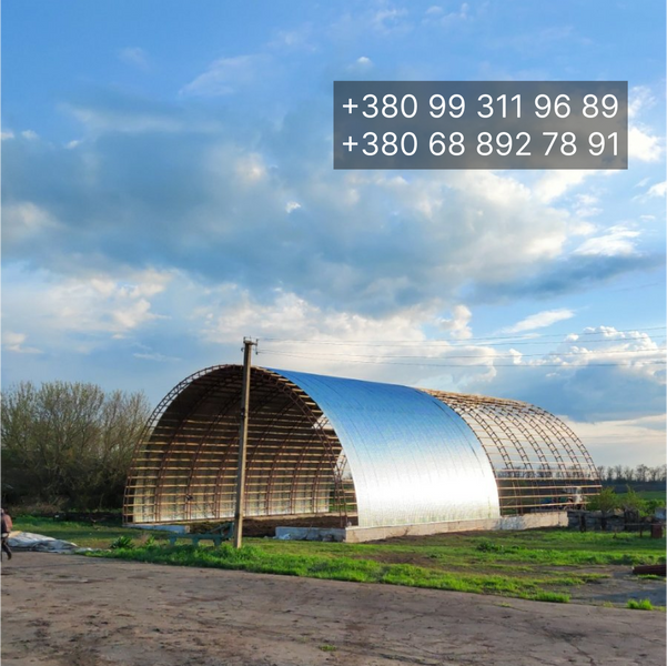 Ангар 18х30 (540 м²) под ключ ↑9м от  2200 грн/м2 А1830 фото